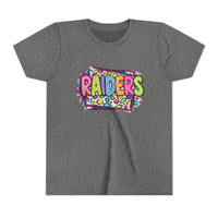 'Raiders' Graffiti Youth Bella Canvas T-shirt