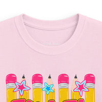 Fourth Grade Kids T‑Shirt — Colorful Pencil Back to School Tee