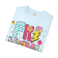 Fri-Yay Fizzy Pop Cartoon Letters Comfort Colors T-Shirt