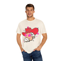 Preppy Mascot, Ole Miss Rebels, Colonol Reb Comfort Colors Garment Dyed Unisex Tee, College Football t-shirt