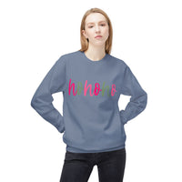 Cheerful 'Ho Ho Ho' Sweatshirt for Everyday Joy, Cozy Gift for Friends, Relaxed Style for Celebrations, Cute Casual Wear, Gildan Softstyle