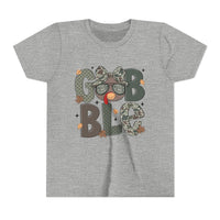 'Gobbler' Girly Thanksgiving Youth Bella Canvas T-shirt