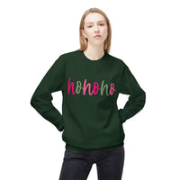 Cheerful 'Ho Ho Ho' Sweatshirt for Everyday Joy, Cozy Gift for Friends, Relaxed Style for Celebrations, Cute Casual Wear, Gildan Softstyle
