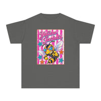 Yellow Jackets Pink Stars and Stripes Comfort Colors Youth T-shirt
