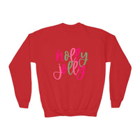 'Holly Jolly' Gildan Youth Crewneck Sweatshirt