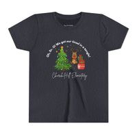 'We Got Our Tinsel in a Tangle' Church Hill Elementary Bella Canvas Youth T-shirt
