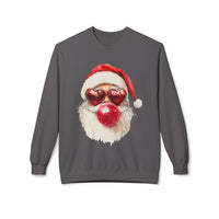 Santa Blowing Bubble Christmas Unisex Gildan Soft-style Crewneck Sweatshirt