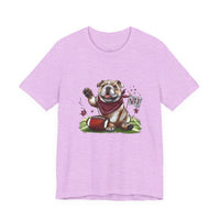 Cute Bella Canvas Vintage Bulldog Pride Football T-shirt, Unisex Short Sleeve Shirt, Athletics, Sports Fan Shirt, Starkville MS