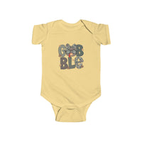 Baby Girl Camo Gobble Thanksgiving Turkey Infant Bodysuit, Fall Onesie, Rabbit Skins Toddler Romper, Cute Kids Clothing, Gift for New