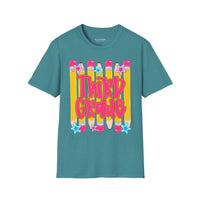 Third Grade Pencil Graphic T-shirt — Cute Back-to-School Tee for Teachers