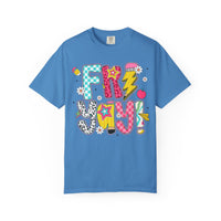 Fri-Yay Fizzy Pop Cartoon Letters Comfort Colors T-Shirt