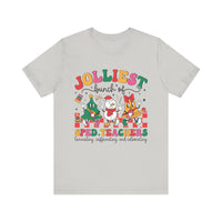 SPED Teacher Jolly Christmas Tee, Bella Canvas Shirt