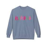 'Ho Ho Ho' Gildan Soft-style Crewneck Sweatshirt for Christmas