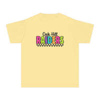 Neon Retro 'Oak Hill Raiders' Youth Comfort Colors T-shirt