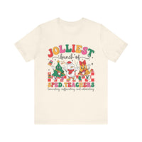 SPED Teacher Jolly Christmas Tee, Bella Canvas Shirt