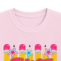 First Grade Kids T‑Shirt — Pencil Back-to-School Tee