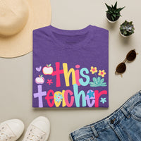 'This Teacher Prays' Gildan Soft-style T-shirt