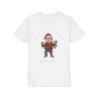 Festive Youth Tee, Holiday Shirt, Christmas Tee, Kids Graphic Tee, Fun Holiday Apparel, Santa Humor Shirt