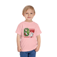Bella Canvas Toddler Christmas Tee, 67 Grinch and Santa t-shirt