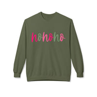 Cheerful 'Ho Ho Ho' Sweatshirt for Everyday Joy, Cozy Gift for Friends, Relaxed Style for Celebrations, Cute Casual Wear, Gildan Softstyle