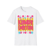Kindergarten Graphic T-Shirt — Colorful Pencil Back-to-School Tee