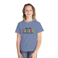 Neon Retro 'Oak Hill Raiders' Youth Comfort Colors T-shirt