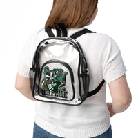 Clear Stadium Backpack — 'Small Town, Big Pride, Go Team' Clear Game Day Bag