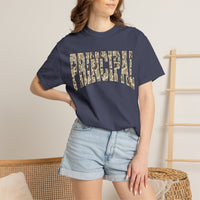 'Principal' Camo Graphic Comfort Colors T-Shirt