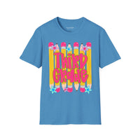 Third Grade Pencil Graphic T-shirt — Cute Back-to-School Tee for Teachers