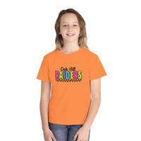 Neon Retro 'Oak Hill Raiders' Youth Comfort Colors T-shirt