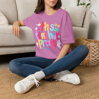 'This Teacher Prays' Gildan Soft-style T-shirt