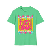 First Grade Women's T‑Shirt — Cute Back to School Pencil Design