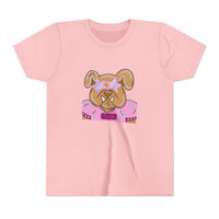 Bulldogs with Pink Stars Bella Canvas Youth T-shirt