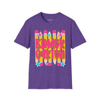 Kindergarten Graphic T-Shirt — Colorful Pencil Back-to-School Tee