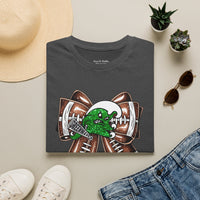 'Green Wave' Glitter Bow Gildan Soft-style T-shirt