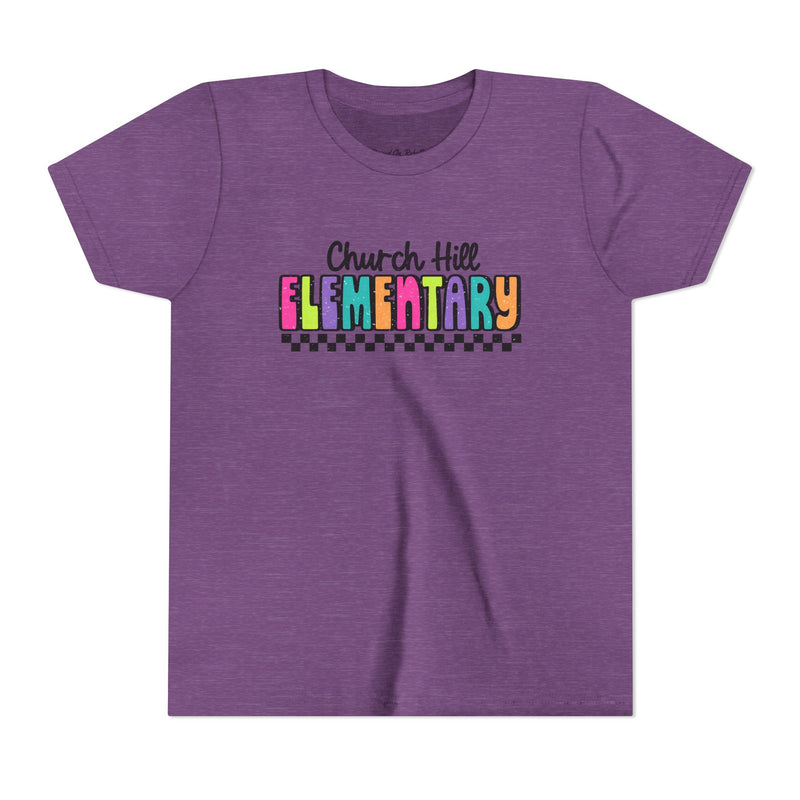 'Church Hill Elementary' Youth Bella Canvas T‑Shirt