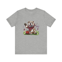 Cute Bella Canvas Vintage Bulldog Pride Football T-shirt, Unisex Short Sleeve Shirt, Athletics, Sports Fan Shirt, Starkville MS