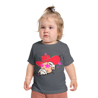 Bella Canvas Infant Tee, Preppy Mascot, Colonel Reb baby girl T-shirt, Ole Miss Rebels, College Football, SEC