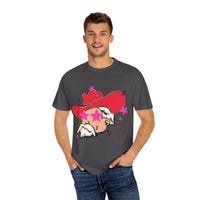 Preppy Mascot, Ole Miss Rebels, Colonol Reb Comfort Colors Garment Dyed Unisex Tee, College Football t-shirt