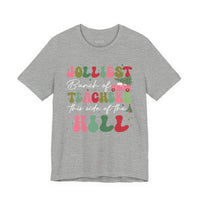 Jolliest Bunch of Teachers Christmas Bella Canvas Women's Tshirt