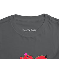 Toddler Bella Canvas Tee. Preppy Mascot T-shirt for girls, Colonel Reb outfit, Ole Miss Rebels football outfit, College Football, SEC