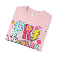 Fri-Yay Fizzy Pop Cartoon Letters Comfort Colors T-Shirt