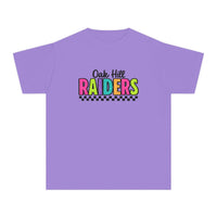 Neon Retro 'Oak Hill Raiders' Youth Comfort Colors T-shirt