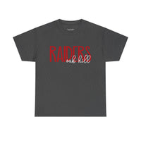 'Oak Hill Raiders' Script Gildan Soft-style T-shirt