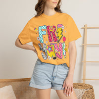 Fri-Yay Fizzy Pop Cartoon Letters Comfort Colors T-Shirt