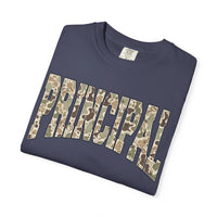 'Principal' Camo Graphic Comfort Colors T-Shirt
