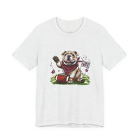 Cute Bella Canvas Vintage Bulldog Pride Football T-shirt, Unisex Short Sleeve Shirt, Athletics, Sports Fan Shirt, Starkville MS