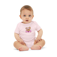 Bella Canvas Infant Bodysuit, Preppy Mascot baby onesie, Girly Bulldog, MSU Bulldogs outfit, College Football, SEC