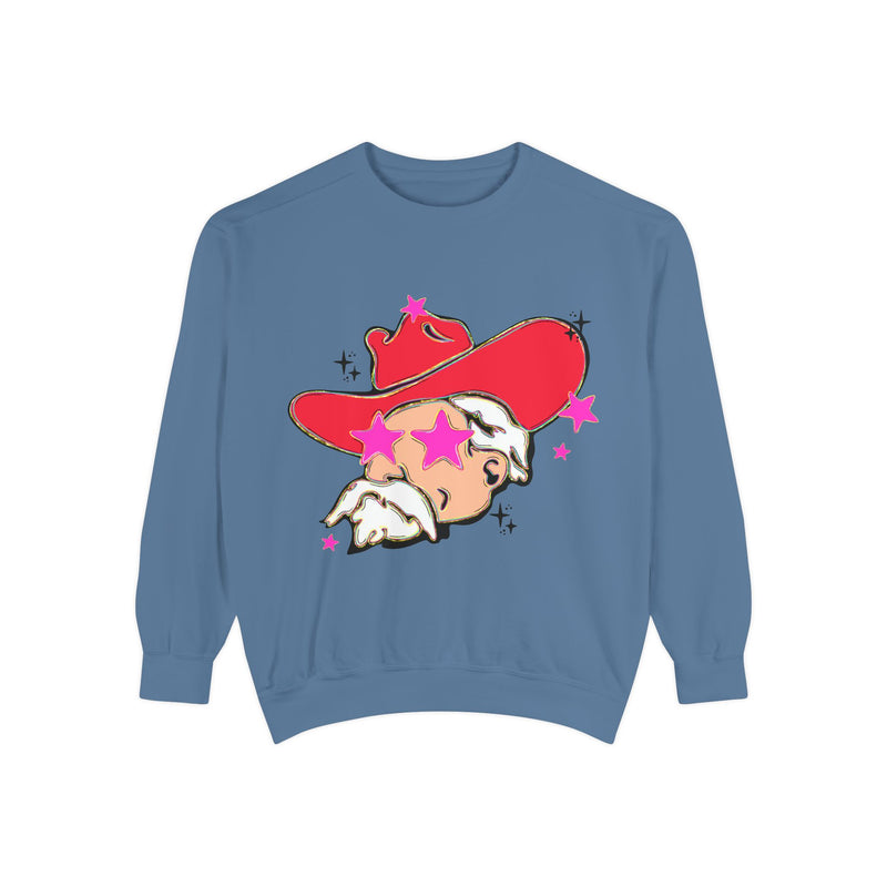 Preppy Mascot, Ole Miss Rebels, Colonel Reb Comfort Colors Garment Dyed Unisex Sweatshirt, College Football, SEC outfit
