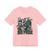 West Point High Green Wave Football Tee, Unisex Shirt for Fans, Sports Apparel, Short Sleeve Jersey, High School Team Spirit Wear, Game Day